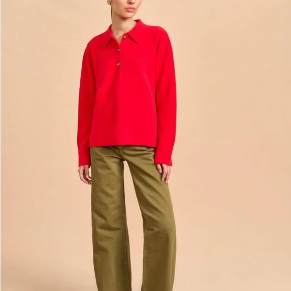 La Ligne | Jane Polo Sweater - Picture 2 of 8